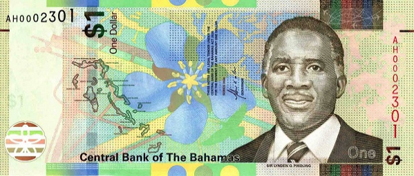 PN77b Bahamas - 1 Dollar (2024)